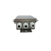 Caja de conexiones de acero inoxidable JBX-4S IP68 impermeable, caja de suma analógica para básculas de plataforma de suelo, 4 celdas de carga, OEM