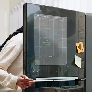 定制磁性亚克力板磁性日历规划器家用冰箱贴纸记事板干擦白板frid白板