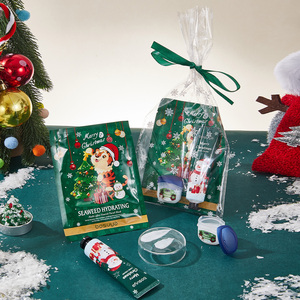 Wholesale Bosuya <b>Hand</b> <b>Cream</b> Mask Lip Mask Three-piece Set Bagged Skincare Christmas Set Festive Christmas <b>Gift</b> Bag - Product Image 1