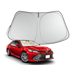 Xiangta Pare-soleil de pare-brise de voiture durable à impression intégrale, protection contre les rayons UV, visière thermique, fibre de polyester, voiture Camry Corolla - Product Image 1