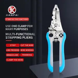 High Quality Multi-functional Cable Cutting Pliers Cable Stripper Cutter For Pressing Pliers Winding Wire
