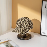 Op maat gemaakte Y2K luipaardprint baseballcap met 6 panelen, katoen, streetwear, vintage, damesmode, feest, geborduurd, groothandel, hoed