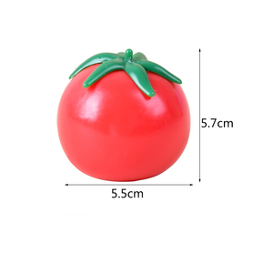 Nuevo Juguete Antiestrés de TPR con Forma de Tomate Líquido de 5.7cm para Niños y Adultos, Souvenir Creativo para Aliviar el Estrés, para Edades de 5 a 7 Años - Product Image 2