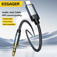 ESSAGER ES-YP22 USB-A Typ USB-C zu 3,5mm Aux-Buchse Audio-Adapterkabel