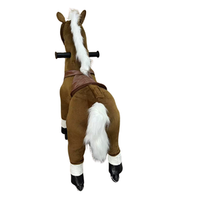 <span class=keywords><strong>Cavallo</strong></span> Marrone <span class=keywords><strong>Cavalcabile</strong></span> in un Parco Divertimenti nel 2025, Giocattolo <span class=keywords><strong>Cavalcabile</strong></span> per Bambini, Animale di Peluche <span class=keywords><strong>Cavalcabile</strong></span> - Product Image 2