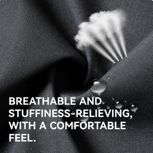 Veste de ski unisexe doublée polaire, rembourrée, réfléchissante, avec capuche, coupe-vent, imperméable et durable pour l'extérieur - Product Image 6