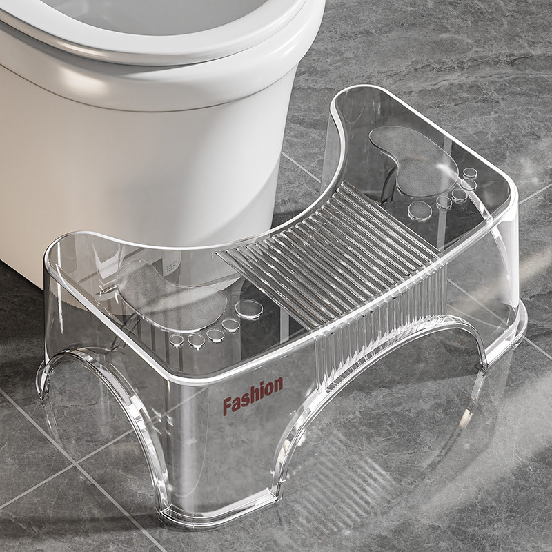 Toilet footstool [Transparent]