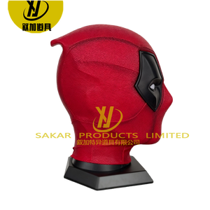 Masque <span class=keywords><strong>Deadpool</strong></span> personnalisé en résine photosensible 3D, costume de <span class=keywords><strong>cosplay</strong></span> pour hommes, pour les personnages de films et les événements cinématographiques, accessoire de performance - Product Image 4