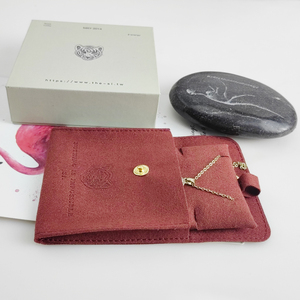 Bolsa de Terciopelo con Logotipo Personalizado, Bolsa de Ante Tipo Sobre, Bolsa de Microfibra Elegante para Exhibición de Joyería, Bolsa de Regalo para Aretes y Collares - Product Image 6