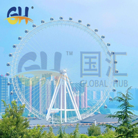 2026년 맞춤형 초대형 88미터 관람차 럭셔리 관측 장비, 메가 테마파크 어트랙션을 위한 3D 계획 포함