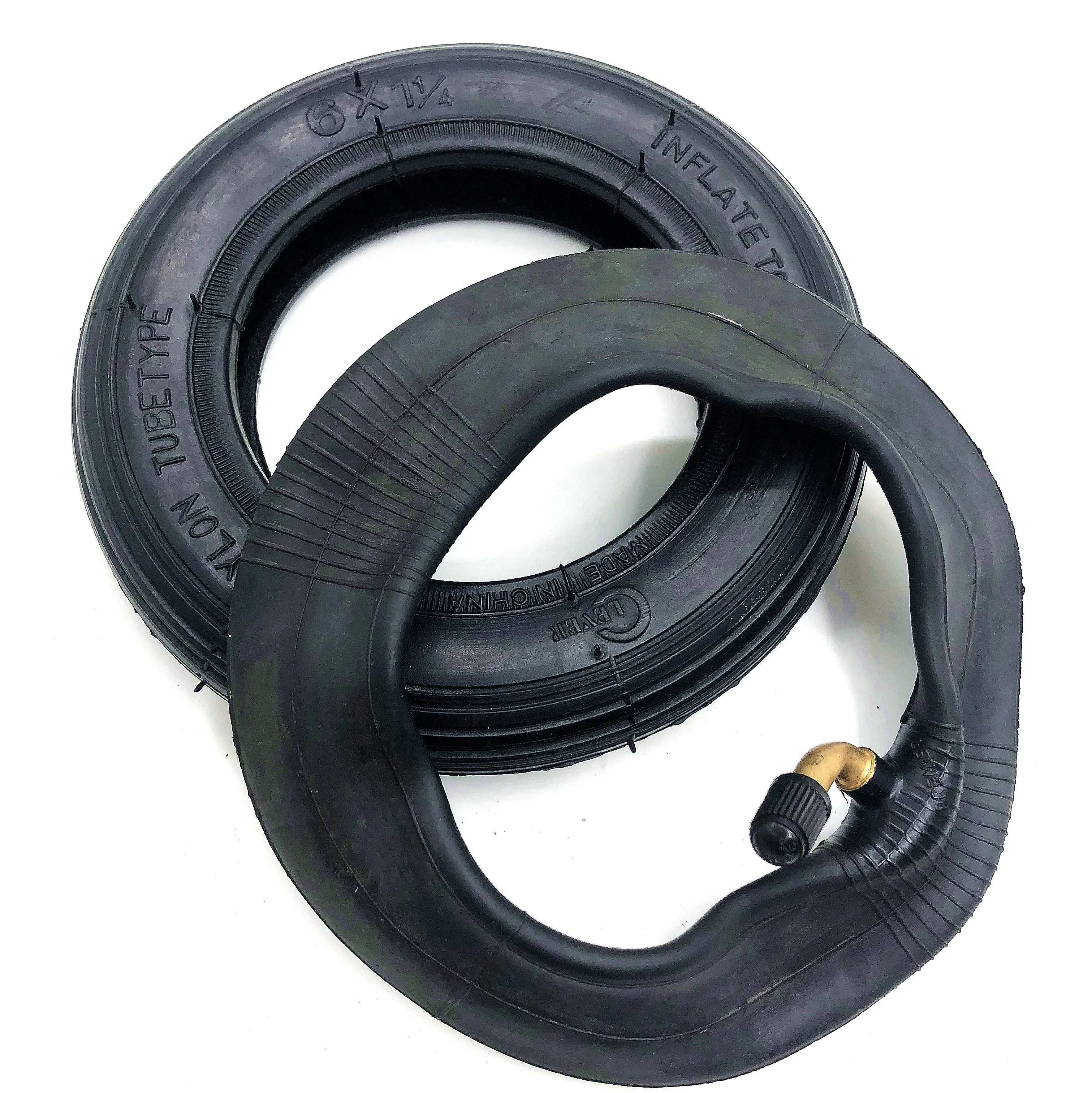 6X1 1/4 Tyre 150mm 6 inch Pneumatic Tire Inner Tube For Gas Electric Scooters E-Bike A-Folding Bike 4 Wheel-Chair