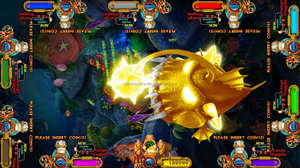 New Trend 4 Players 55 ''Monitor Ocean King 3 Fish Table Machine con arnés de cableado Phoenix Awakens - Product Image 3