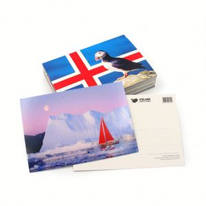 Tarjeta Postal de Recuerdo Turístico de Islandia, Impresión Personalizada - Product Image 1