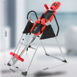 Kursi kebugaran lipat tinggi dapat diatur, untuk meja terapi inversi gravitasi kiropraktik pereda nyeri punggung - Product Image 5