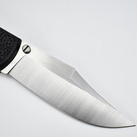 Klappmesser mit Clip-Point-Klinge aus 8Cr13MoV-Stahl, Griff aus Nylonfaser, Sicherheitsverriegelung, 3 Farben, OEM