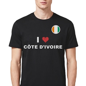 Lightweight and Breathable Ivory Coast Fan <b>T</b>-shirt for Summer Outdoor Gatherings and Matches Promotion - Product Image 4