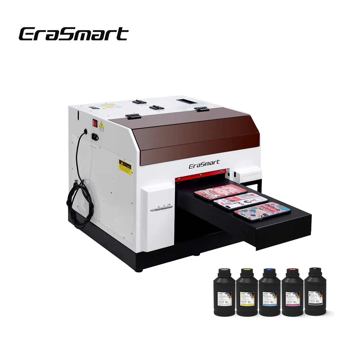 Erasmart A4 Uv प्रिंटर L800 प्रिंट हेड uv प्रिंटर ए 4 प्रिंटिंग मशीन