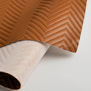 <span class=keywords><strong>Cuir</strong></span> PVC gaufré à ultrasons motif V grande vague, personnalisable pour accessoires de sac - Product Image 6