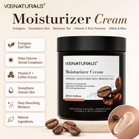 Crème corporelle raffermissante OEM au café, réduction instantanée des poches avec hydratant à la caféine, éclaircissante, anti-cellulite et anti-rides