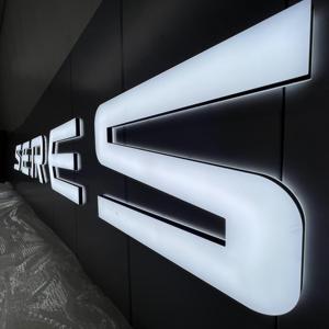 Panneau d'affichage de porte de mot magique d'affichage à LED plat coloré 3D dédié transfrontalier avec panneau d'affichage changeant lumineux et coloré - Product Image 4