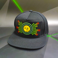 EL Light up-Gorra luminosa para fiesta, luz led activada por sonido