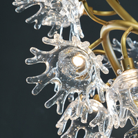 Lustre artistique en cuivre massif, éclairage créatif de luxe léger pour escalier de villa, duplex et salon
