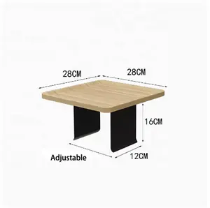 Sofa Arm Tray Wooden Coffee Table Luxury Home Furniture Movable Sofa End Side Table For Home Drinks