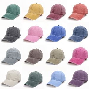 Wholesale Vintage Sport 6-Panel <b>Plain</b> Denim Casual Hat Embroidery Washed Cowboy Baseball <b>Cap</b> With Logo - Product Image 5
