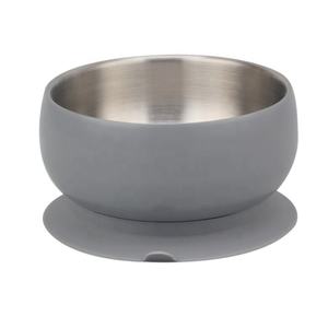 Bols pour tout-petits en acier inoxydable 304 à double paroi isolés, résistants à la chaleur et aux chutes - Product Image 1