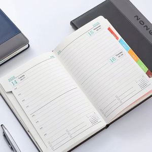 Carnet de notes A5 en cuir PU personnalisé, économique, en gros, en stock, pour bureau et entreprise, modèle 2026 - Product Image 4