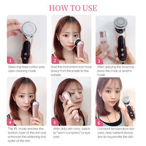 Dispositivo de Belleza K.SKIN de Buena Calidad para Masaje Facial y Limpieza, Multifuncional 5 en 1, Eléctrico, para Uso en Casa - Product Image 4