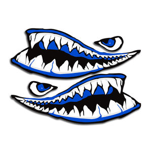 Para <span class=keywords><strong>Vespa</strong></span> Sprint 150 GTS 300 GTV300, calcomanía lateral para motocicleta, pegatina decorativa de colmillo de tiburón - Product Image 1