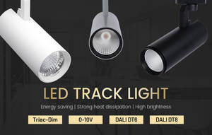 Luz LED de pista móvil, iluminación de 20W, 25W, no Dim/triac-dim/<span class=keywords><strong>0</strong></span>-10V/DALI/Zigbee para restaurante - Product Image 5