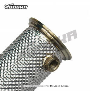 Tubo de Escape Personalizado con Protector Térmico para Mclaren Artura 3.0T Spider 2023-2024, Acero Inoxidable, Flujo Libre - Product Image 4