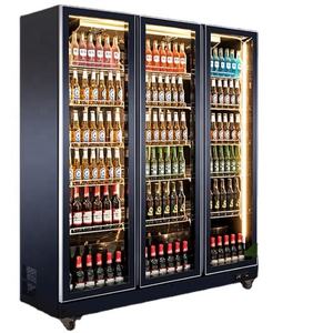 Refrigerador vertical de tres puertas para <span class=keywords><strong>supermercado</strong></span>, con ruedas, frezzer - Product Image 1