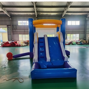 Casa <span class=keywords><strong>de</strong></span> rebote inflable para niños con tobogán y bola Pit Combo El Castillo <span class=keywords><strong>de</strong></span> salto más popular Playland - Product Image 3