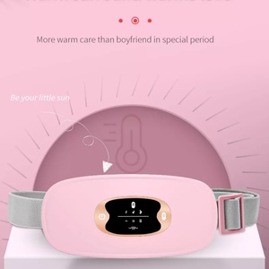 Vibration Hot Compress <b>Belt</b> Menstrual Heating Waist <b>Belt</b> Warm <b>Belt</b> <b>Period</b> Pain Relief - Product Image 4