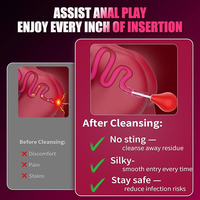 Vibrierendes Analplug-Set mit 10 Kraftvollen Modi, App-Steuerung, Wasserdicht, Anal-Lock Butt Plug für Frauen & Männer