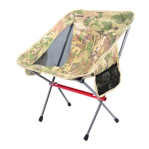 고품질 접이식 의자 카모 컬러 휴식 피크닉 캠핑 의자 야외 하이킹