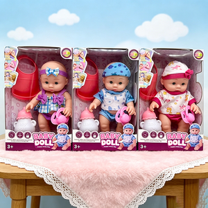 Muñeca de Vinilo Educativa de 10 Pulgadas con Sonidos, Babero, Chupete y Biberón para el Desarrollo en la Primera Infancia - Product Image 2