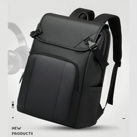 Mochila Impermeable Unisex de Poliéster con USB, Gran Capacidad, Anti-Salpicaduras, para Computadora, para Estudiantes