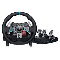 Volant de course Logitech G29 original avec pédalier et levier de vitesses pour manette PS3 / PS4 / PS5 - Idéal pour le dropshipping
