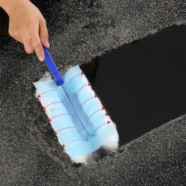 Оптовая продажа, Электростатическая Очистка пыли из микрофибры для автомобиля, бытовая Нетканая одноразовая очистка пыли из микрофибры