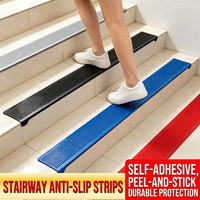 Bande antidérapante pour escaliers, imperméable, bande de traction antidérapante, auto-adhésive, bande de sécurité en PVC pour escaliers et sols industriels