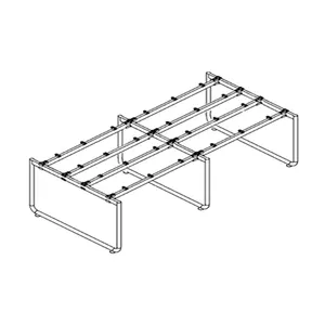 Guangzhou Leveranciers Moderne Kantoorconferentie Metalen Tafelframe Poten