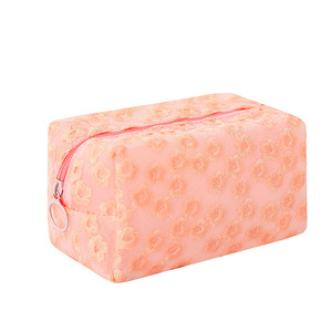 Bolsa de Maquillaje EVA Bordada con Pequeñas Margaritas, Impermeable, Portátil, para Viaje, Almacenamiento de Cosméticos, Bolsa de Aseo para Venta al Por Mayor - Product Image 4