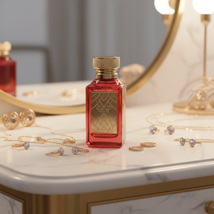 PROMISE Eau De Parfum, Botella de Vidrio Roja, Fragancia Floral de Lujo, Aroma Duradero, Perfume Unisex - Product Image 5