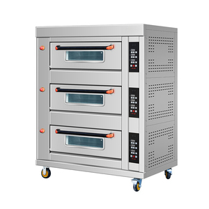 Four à pizza électrique/gaz <span class=keywords><strong>en</strong></span> acier inoxydable pour boulangerie, équipement de cuisine commerciale, <span class=keywords><strong>fournisseur</strong></span> chinois - Product Image 2
