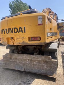 Excavadora de ruedas original de Corea del Sur Hyundai de 15 toneladas 150W-7, excavadora hidráulica de ruedas de segunda mano - Product Image 6