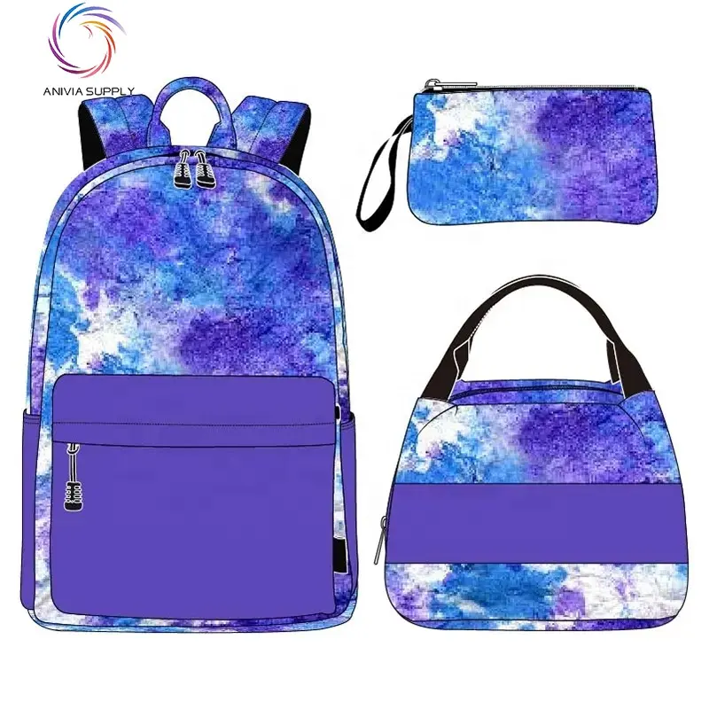 Custom backpack school bags sets kids bookbags back to school gifts for high school students backpack print bagpack for girl boy